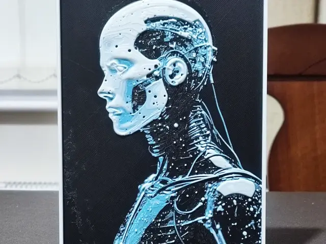 HueForge model: I Robot / Ex Machina - HueForge 3 Color by BoDad