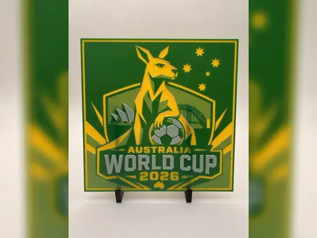 HueForge model: Australia World Cup 2026 HueForge by Thadius