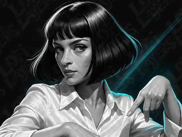 HueForge model: Mia Wallace Hueforge by LoFi Layers