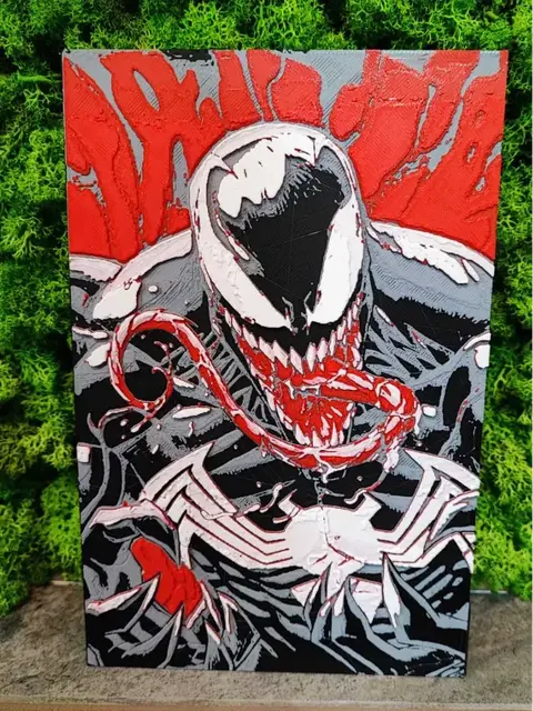 HueForge model: We are Venom by Garuda3D