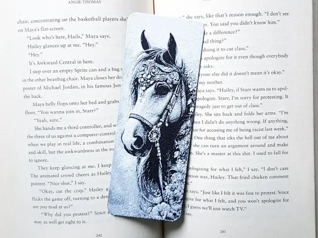 HueForge model: Bookmark, Boho Horse by Dame Jo