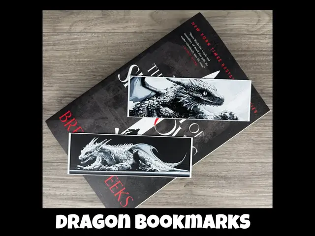 HueForge model: Dragon Bookmarks - Set #3 - Bambu Matte Ivory White by Canadian Gamer