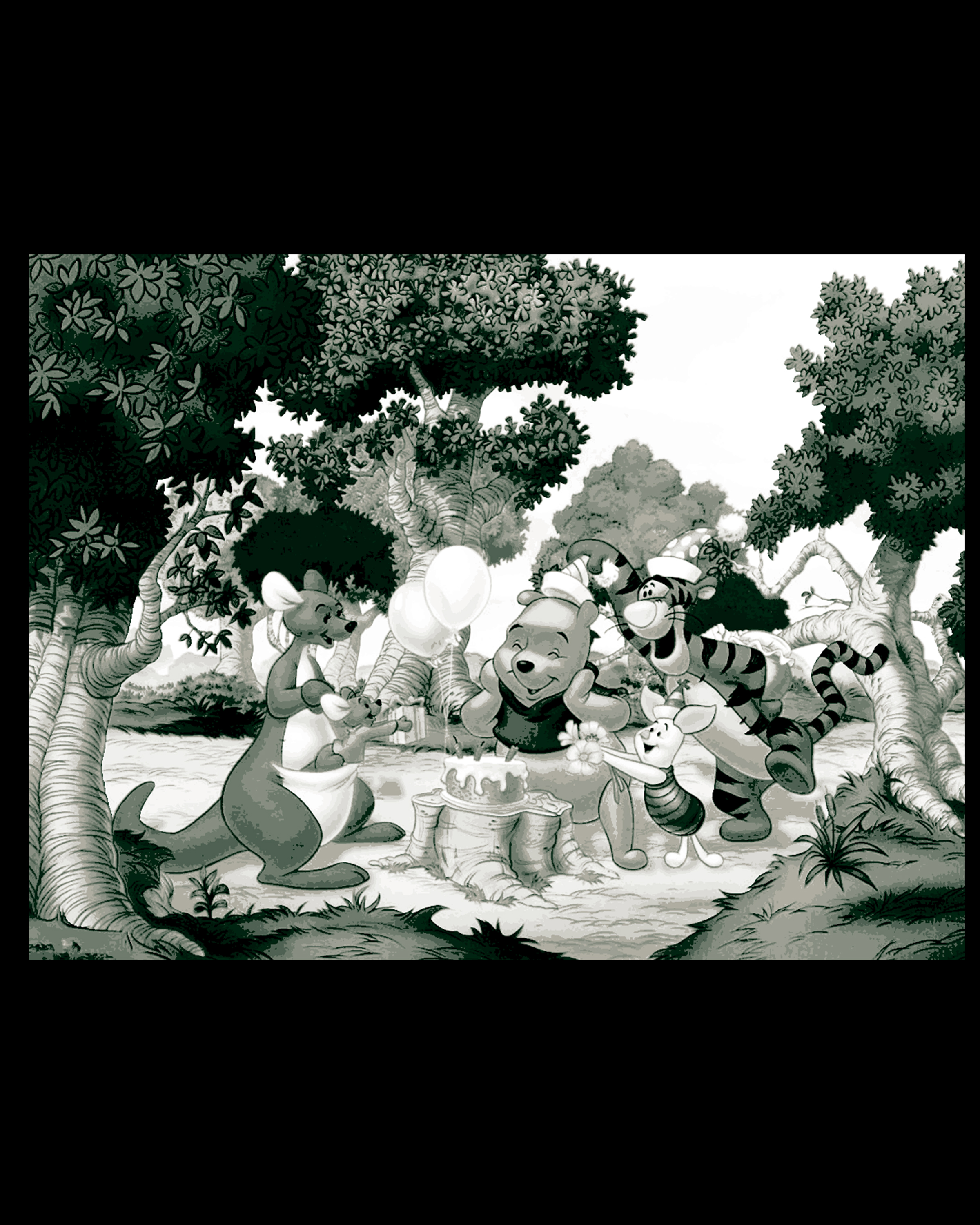 Its WInnie the Pooh's birthday party with Friends - Hueforge art by BooneCo3d HueForge model: Its WInnie the Pooh's birthday party with Friends - Hueforge art by BooneCo3d
