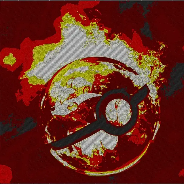 HueForge Pokeball