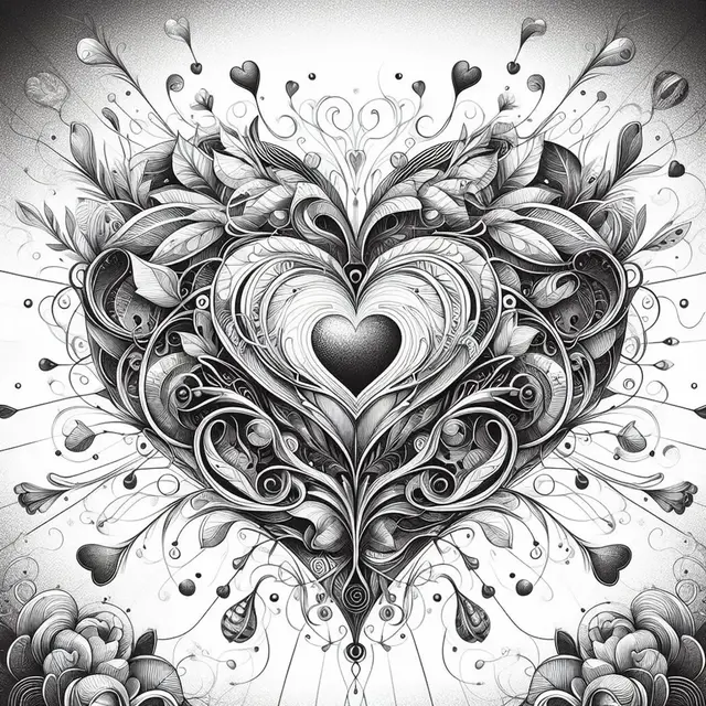 HueForge model: Valentines Heart Hueforge Art NO AMS Needed by RP47 Designs