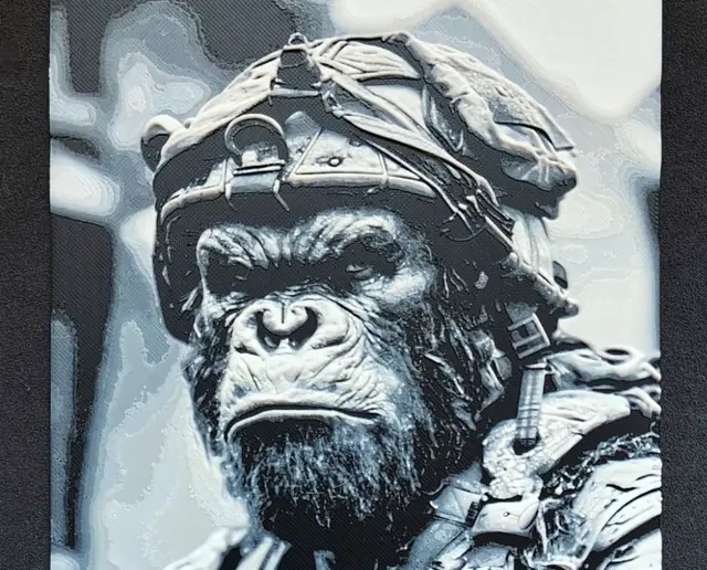 HueForge model: Ape Soldier HueForge by fD.667