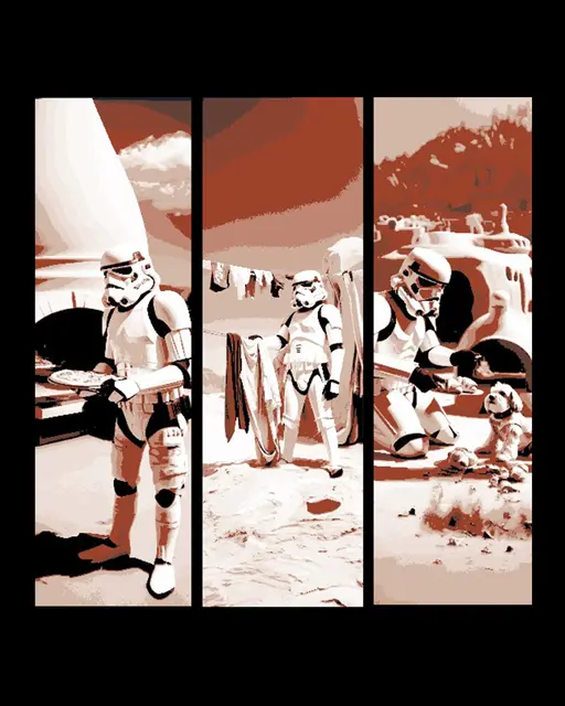 What do Stormtroopers do in their off-time??? - Star Wars Fan Art Set of Bookmarks