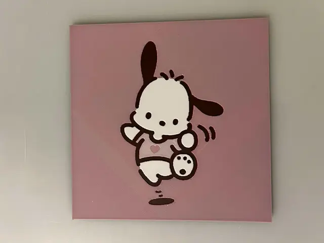 HueForge model: Pochacco, Sanrio by 3djd