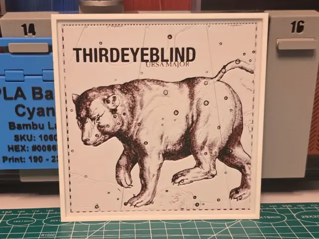 HueForge model: Third Eye Blind "Ursa Major" Album - Hueforge Art by Lumpy3D