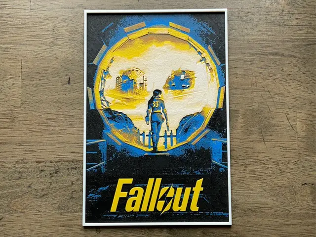 Fallout (2024) Hueforge TV Series Poster
