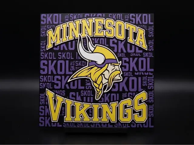 HueForge model: Minnesota Vikings - Hueforge Wall Art by LED