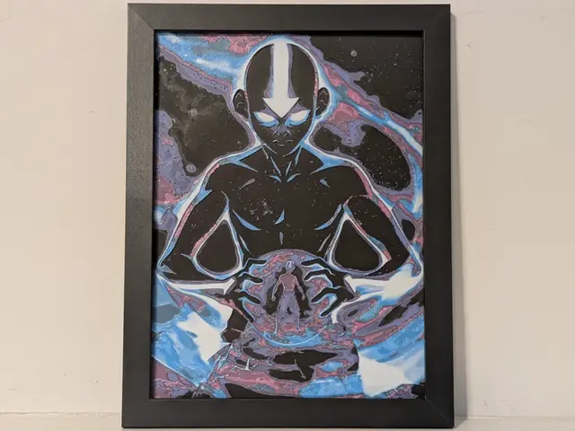 Avatar State Aang ATLA 6x8 Hueforge 3D Decor