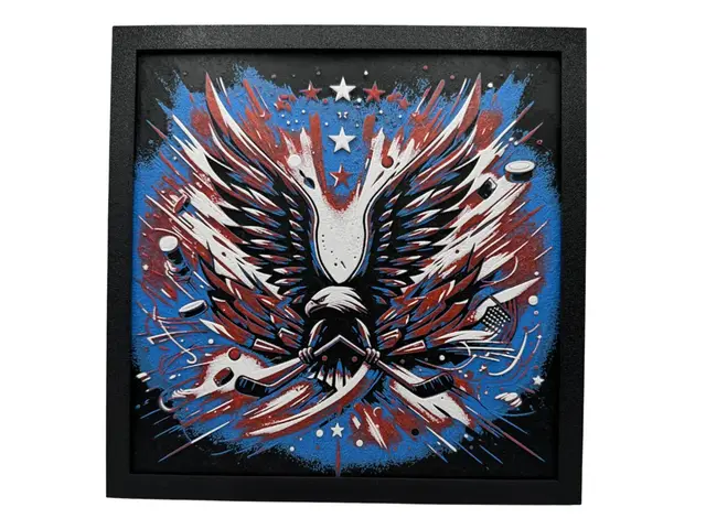 HueForge model: Washington Capitals Inspired - NHL Hueforge by Canadian Gamer
