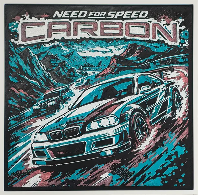 Need for Speed Carbon – Street Racing Artwork.3mf