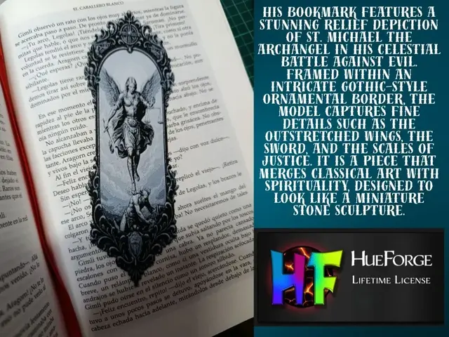 HueForge model: St. Michael the Archangel Bookmark by FYTY112