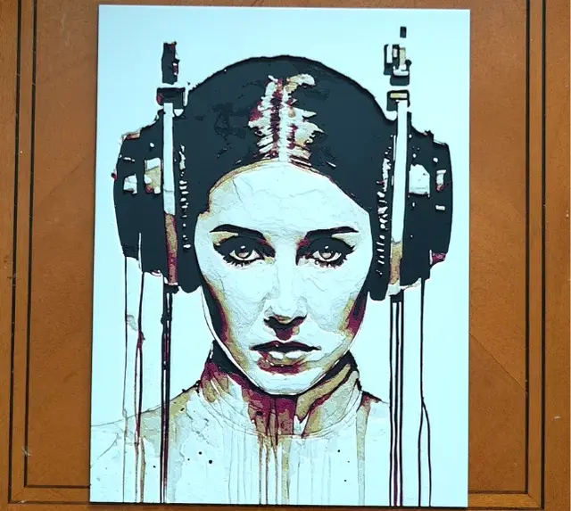 HueForge model: Princess Leia Hueforge - 4 Colours - Star Wars by Sarge
