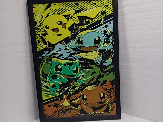 HueForge model: Pokemon Gen 1 II by Asgar3D