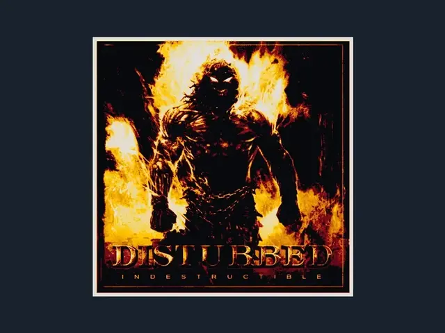 HueForge model: Disturbed – Indestructible (Album Art - HueForge) by HugheCraft