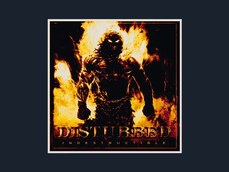 Disturbed – Indestructible (Album Art - HueForge) by HugheCraft HueForge model: Disturbed – Indestructible (Album Art - HueForge) by HugheCraft