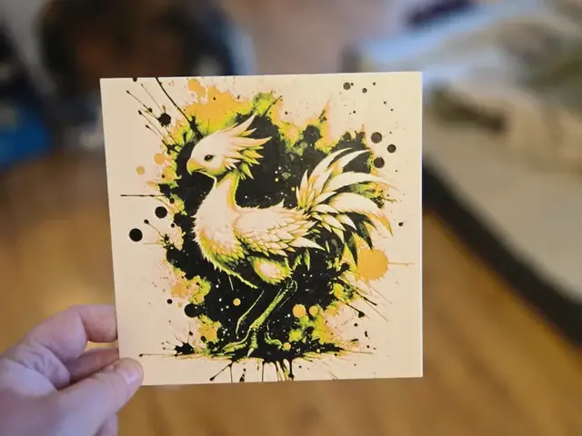HueForge model: Graffiti Chocobo Hueforge by 3Ree Printing
