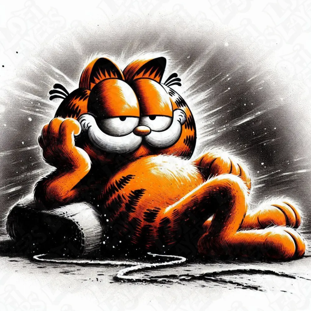 Garfield Hueforge by LoFi Layers HueForge model: Garfield Hueforge by LoFi Layers