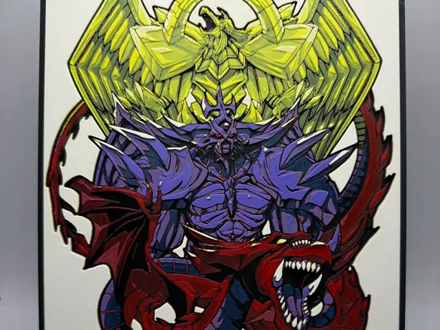 HueForge model: Yu-Gi-Oh Egyptian Gods by MonkeyForge 3D