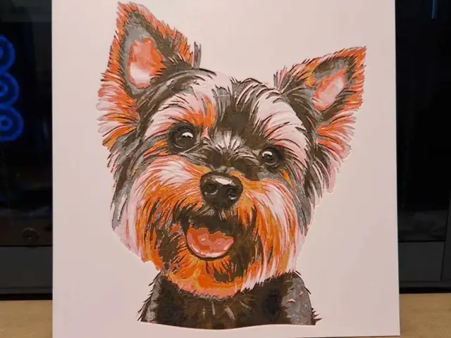 HueForge model: Yorkshire Terrier - Hueforge by 3dGlow