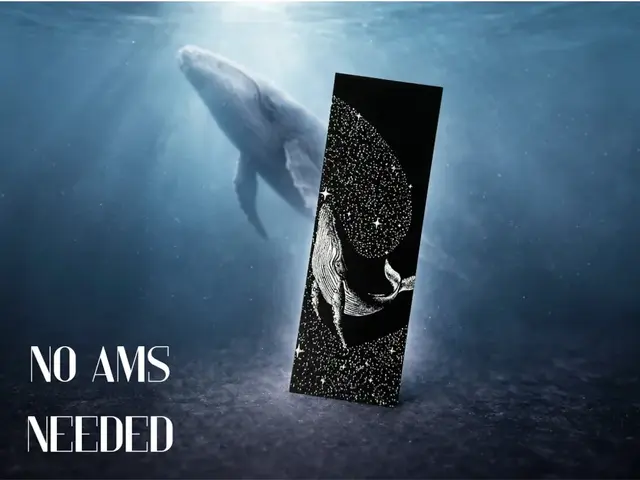 HueForge model: Blue Whale Bookmark by Copenhagen Crafter