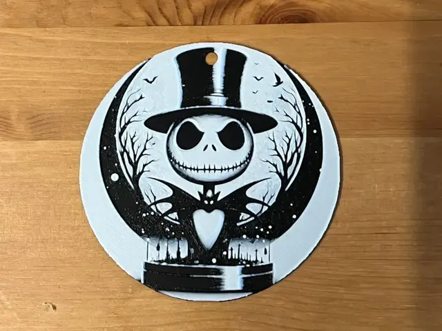 HueForge model: jack the Skellington bauble by Morganja