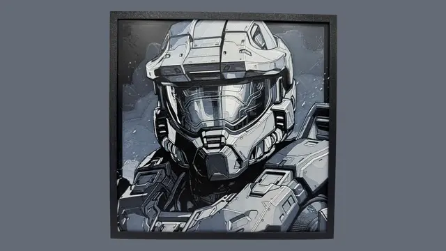 HueForge model: Master Chief - Halo Hueforge by Canadian Gamer