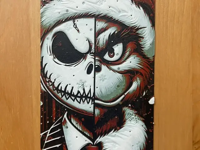 HueForge model: Jack And The Grinch Hueforge by Morganja