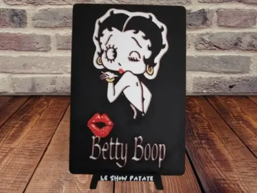 HueForge model: Plaque Betty Boop Hueforge by leshowpatate