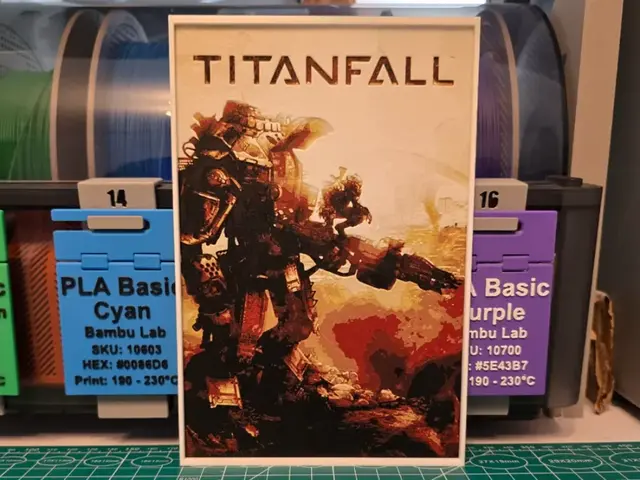 HueForge model: Titanfall Game Poster - Hueforge Art by Lumpy3D