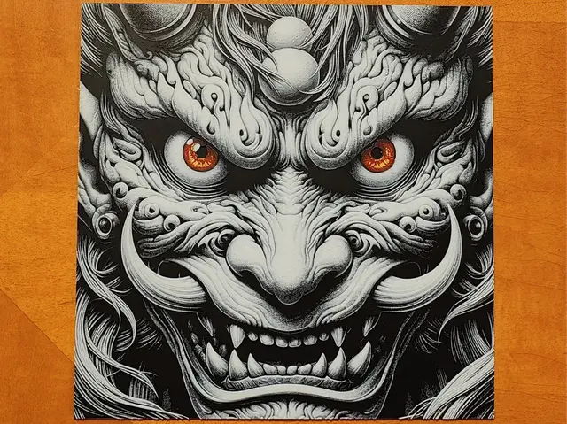 HueForge model: Oni - Yokai - Hueforge by Sarge