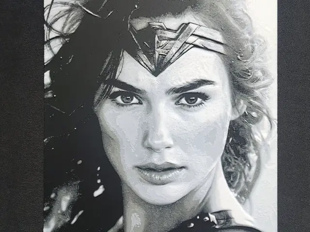 Wonder woman HueForge