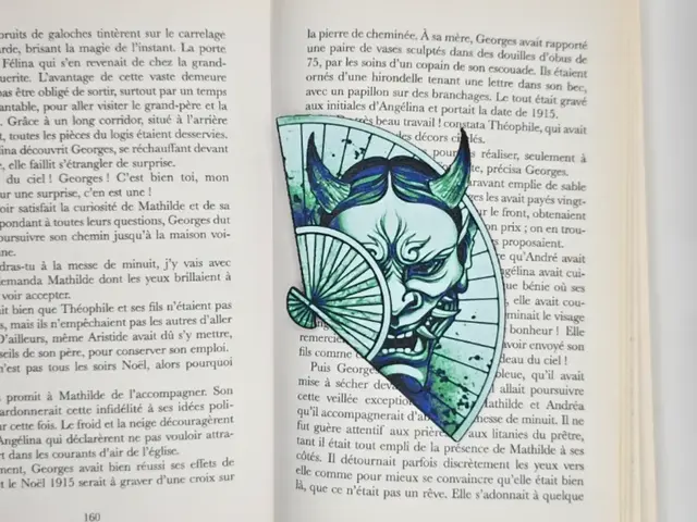 HueForge model: Japanese Demon Fan Bookmark by Kactus Fpv