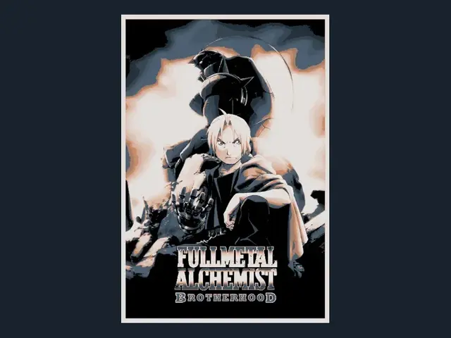 HueForge model: Fullmetal Alchemist: Brotherhood (Series Poster) by HugheCraft