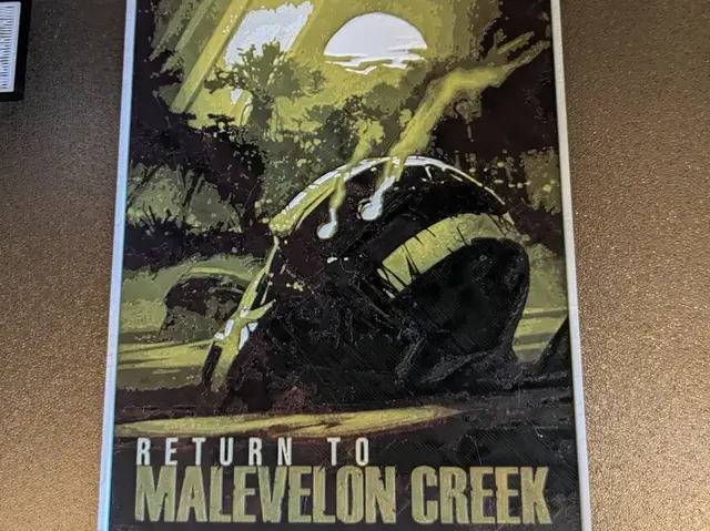 HueForge model: Helldivers 2 - Return to the Creek by S0und_Lab