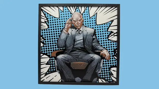 HueForge model: Professor X by Canadian Gamer