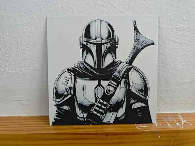HueForge model: Hueforge Mandalorian by Litolunar