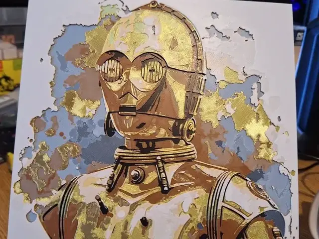 HueForge model: Starwars C3-PO hueforge by 3dGlow