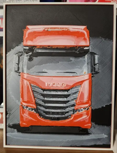 HueForge model: Iveco S-Way - HueForge by keko