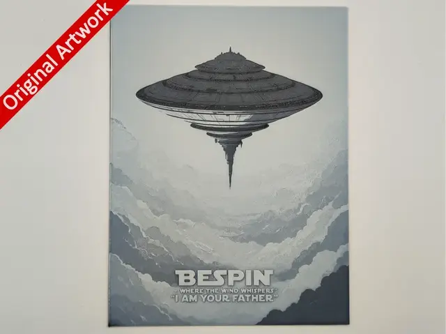HueForge model: Bespin travel poster - hueforge by Altf4-Formation