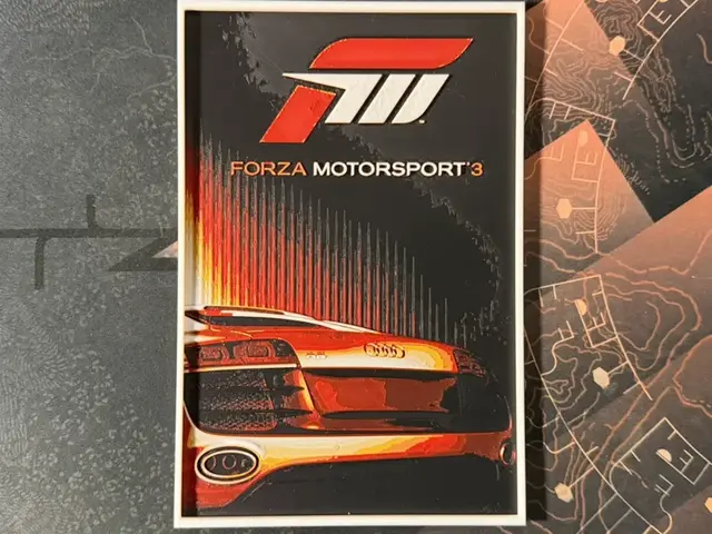 HueForge model: Forza Motorsport 3 - HueForge Game by ZorPrime7