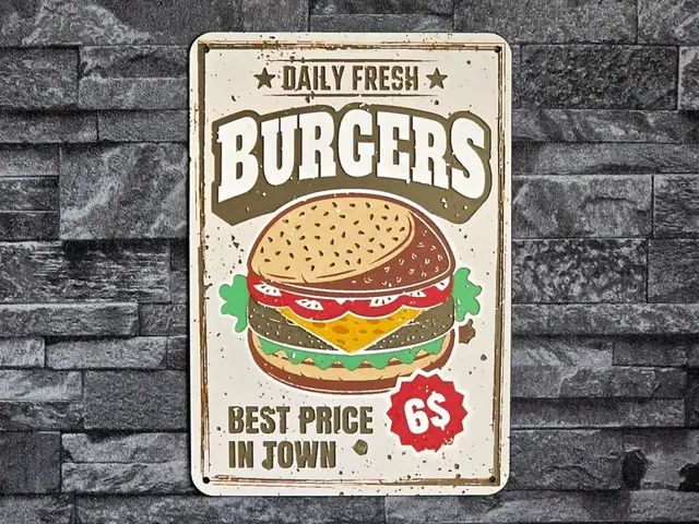 HueForge model: Hueforge Burgers Vintage by StefBull85
