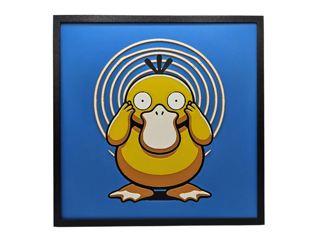 Psyduck by BusyKikiBee HueForge model: Psyduck by BusyKikiBee