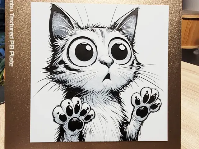 HueForge model: Cat Hueforge - Let me in !! - 200x200 by Vincent111