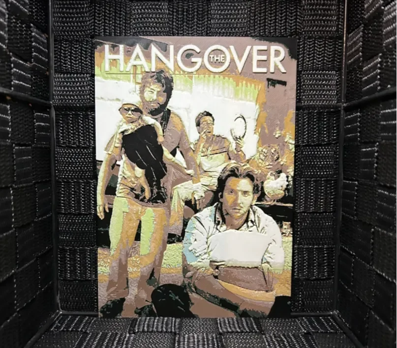 Hueforege Movie Poster - The Hangover - by JoDau HueForge model: Hueforege Movie Poster - The Hangover - by JoDau