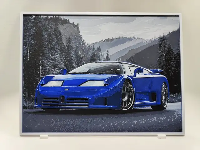 HueForge model: Bugatti EB110 - Hueforge by BeaN
