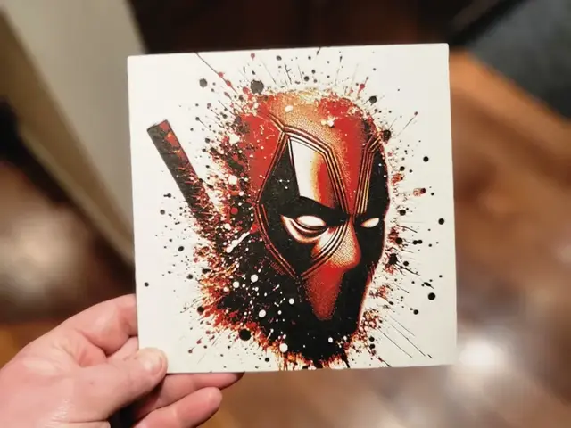 HueForge model: Graffiti Deadpool Hueforge by 3Ree Printing